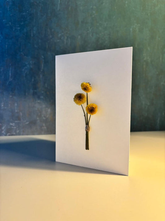 Felicitări cu flori naturale | Sori Galbeni